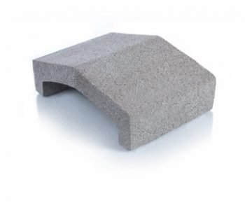 Bloque de cemento Tapa para muros de 13 cm. de espesor